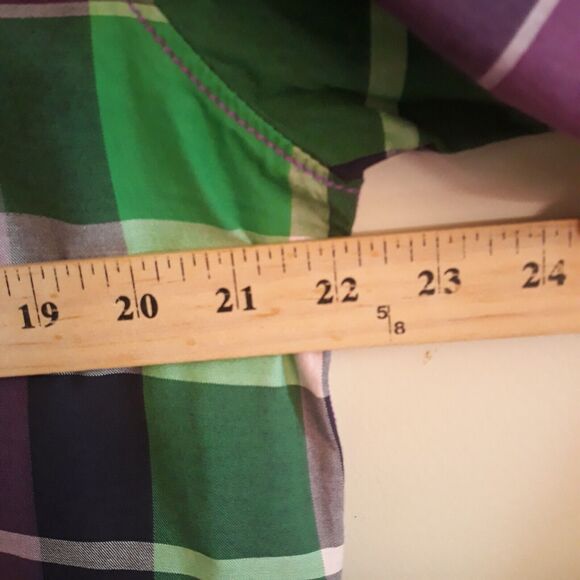 VIP Collection Society of Greater Islands Button Up Shirt Mens XL Green White Bl - Picture 6 of 12